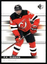 2019-20 SP #90 P.K. Subban New Jersey Devils 56639