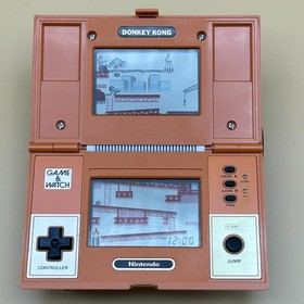 Nintendo Game & Watch Pocketsize DONKEY KONG DK-52 2nd Ed Rare "Sunset" Variant