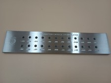 Tungsten Carbide Draw Plate Round 1.00mm - 0.26mm Drawplate 24 Hole Draw Wire