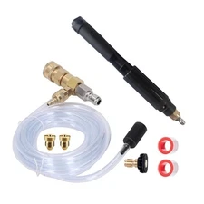 Pressure Washer Chemical Injector Kit With Big Flow Soap Nozzle Adjustable Do...