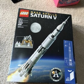 LEGO NASA Apollo Saturn V 92176 1969 Pieces Box Age 14+ Ideas