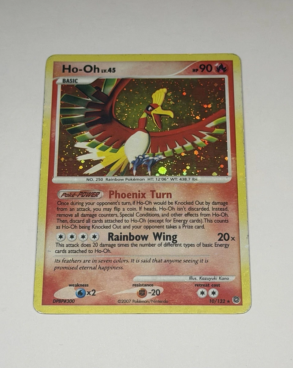 Ho-Oh Pokémon TCG Secret Wonders Individual Collectible Card Game