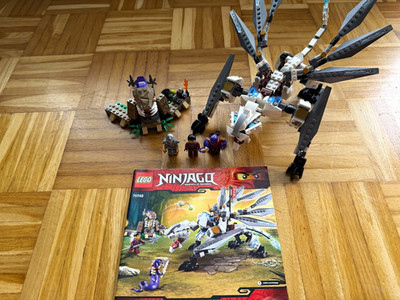 LEGO NINJAGO 70748 Titanium Dragon 360 Teile 6-14 mit Minifiguren Anleitung