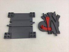Lego Duplo Train Tracks Dark Gray Set Of 2 Replacement Pieces