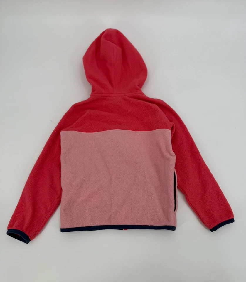 Chaqueta con Capucha Patagonia Micro D Rosa Azul Cálida Cremallera Completa A Presión T Polar Talla 3T Foto 2 de 4