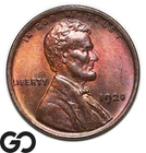 1920 Lincoln Cent Wheat Penny, Beautiful Color, Gem BU++