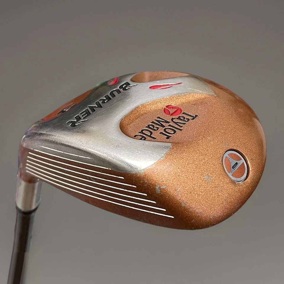 Vtg TaylorMade Burner Bubble 3 Wood S-90 Plus RH Stiff Graphite Polished ~43" - Image 4 of 4