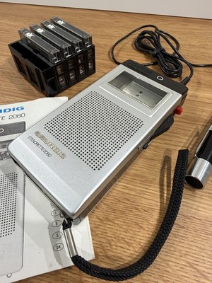 Grundig Stenorette 2060, Blockflötendiktiergerät - Vintage - funktionstüchtig - Requisite