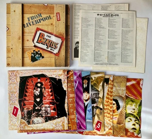 THE BEATLES BOX FROM LIVERPOOL  EW-5341 JAPAN 8LP  w/Poster