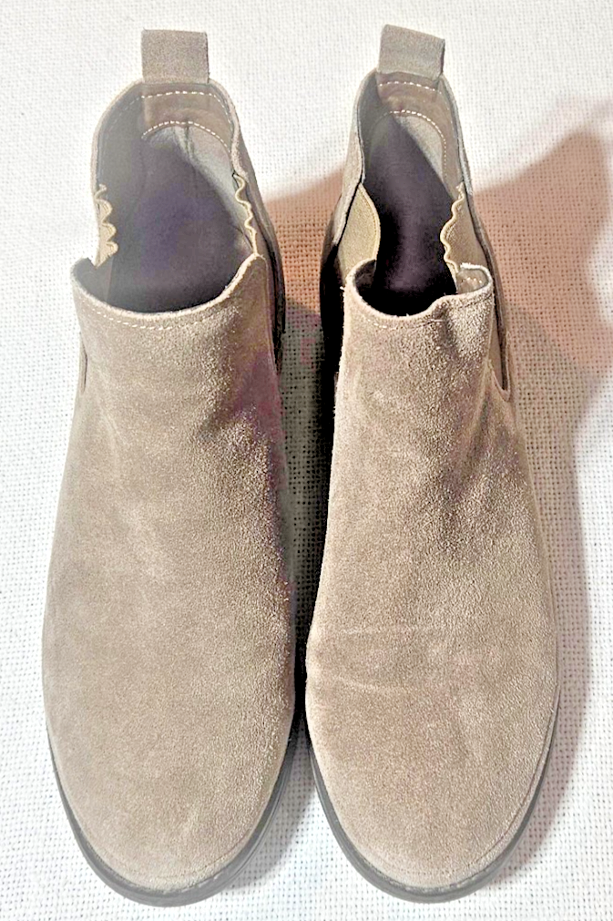 Shoes Brown Suede Ankle High Boots Women's Size 8