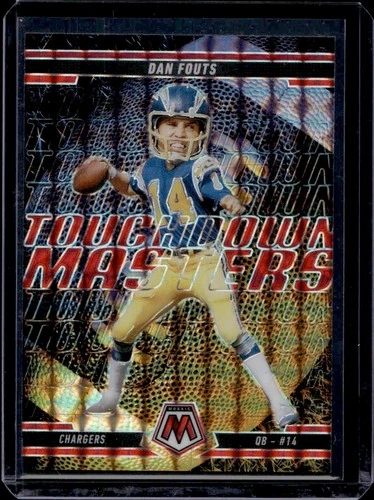 Dan Fouts 2025 Panini Mosaic #17 Chargers Touchdown Masters Mosaic Red HOF