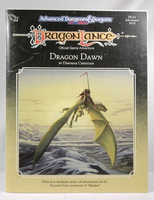 Dragon Dawn (Advanced Dungeons & Dragons/Dragonlance Module DLA1) Paperback Marc