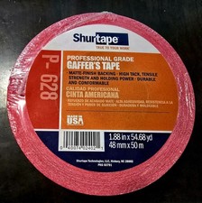Shurtape P- 628 Gaffer's Professional Grade Musician Tape Duct 2 Inch Write On