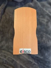 Eisco Wooden Test Tube Rack Holds 12 Tubes  10.25" Wide - Polished Beech Wood