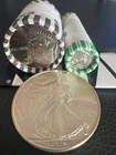 2014 American Silver Eagle Coin 1 oz PLUS 1 Roll 2026 D Half Dollar & Dimes