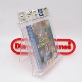 NES Nintendo ALL-PRO BASKETBALL - WATA GRADED 8.0 B+! NEW & Sealed with H-Seam!