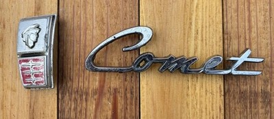 1964 Mercury Comet Caliente Cyclone Trunk Deck Lid Mercury Script And Man Emblem