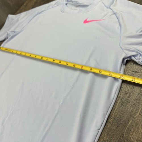 Nike Pro Elite Mens Track & Field Warm Up Shirt Sz M Blue Pink Swoosh DR5213-425 - Picture 6 of 15