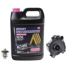 AISIN Pink Engine Coolant Water Pump Thermostat Kit For Camry 2.5 L4 2ARFXE FHEV