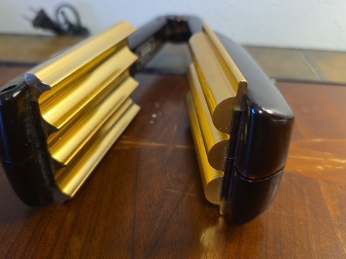 Belson Vintage Gold n Hot Hair Crimping Crimper Waving Iron - Tested/Works - Picture 4 of 6