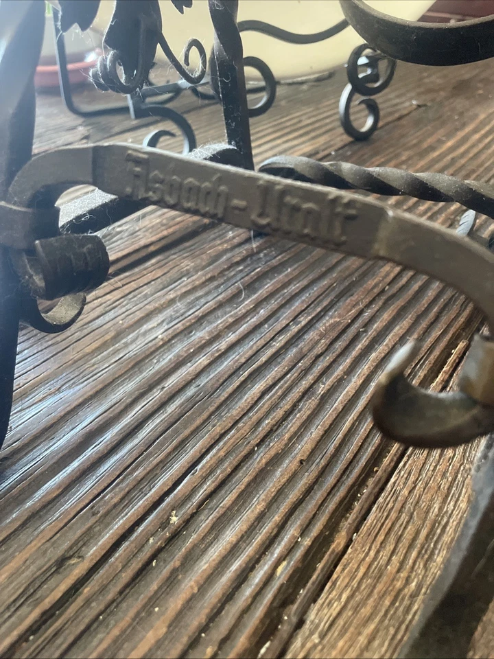 Vintage Wrought Iron Asbach Uralt 3 Liter Brandy Pourer Made In Germany - Image 2 of 4