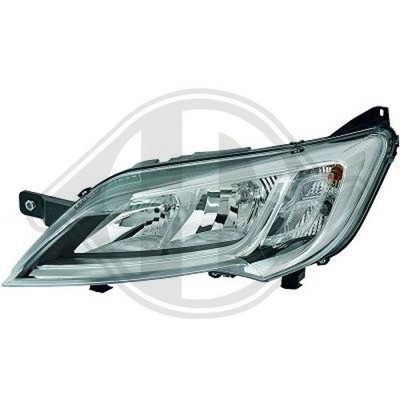 1x Hauptscheinwerfer Diederichs 3484881 Hd Priority Parts für Citroën Commer Fia