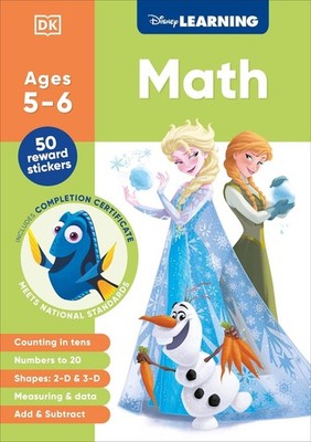 Disney Learning Math (Ages 5-6): Kindergarten Counting, Measuring, Add & Subtrac