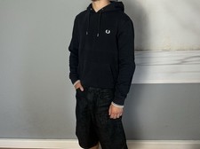 Fred Perry Pullover Hoodie Sweater schwarz S/...