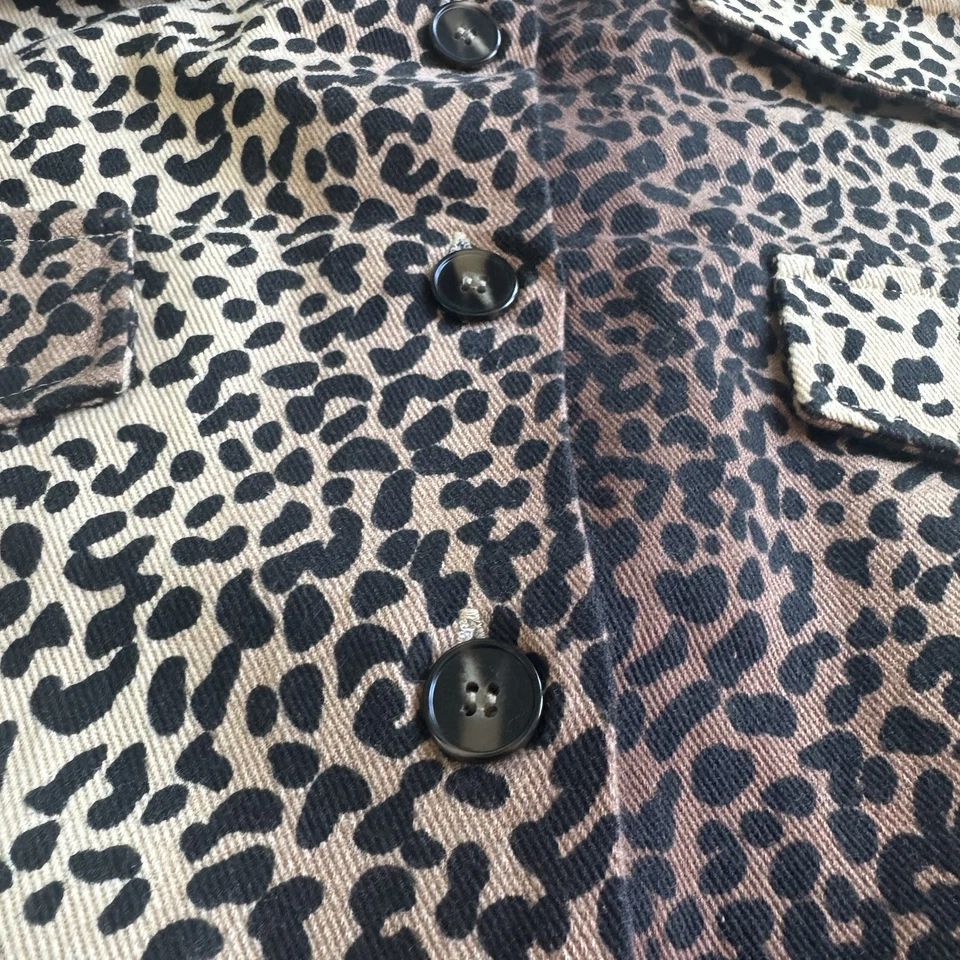 Falda Mare Mare x Anthropologie Estampado Leopardo XL Utilitaria Midi Boho Estilo Callejero Foto 4 de 4