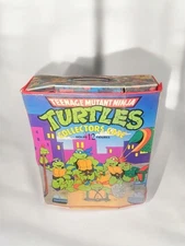🔥Vintage 1991 TMNT Teenage Mutant Ninja Turtles Collectors Case For 12 Figures