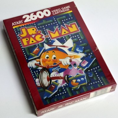 Atari 2600 Jr. Pac-Man Game Cartridge *Original versiegelt