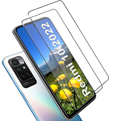 Für Redmi 10 2022 Echt Glas Display Schutz Panzerfolie 9H Folie Schutzglas - 2x