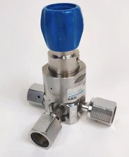 Parker Veriflo SQMICRO303PFSFFF UHP Tied Diaphragm Low Pressure Regulator 30PSIG