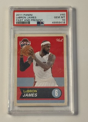 LeBron James* 2011 PANINI PAST & PRESENT #40 NBA LA Lakers HOF 