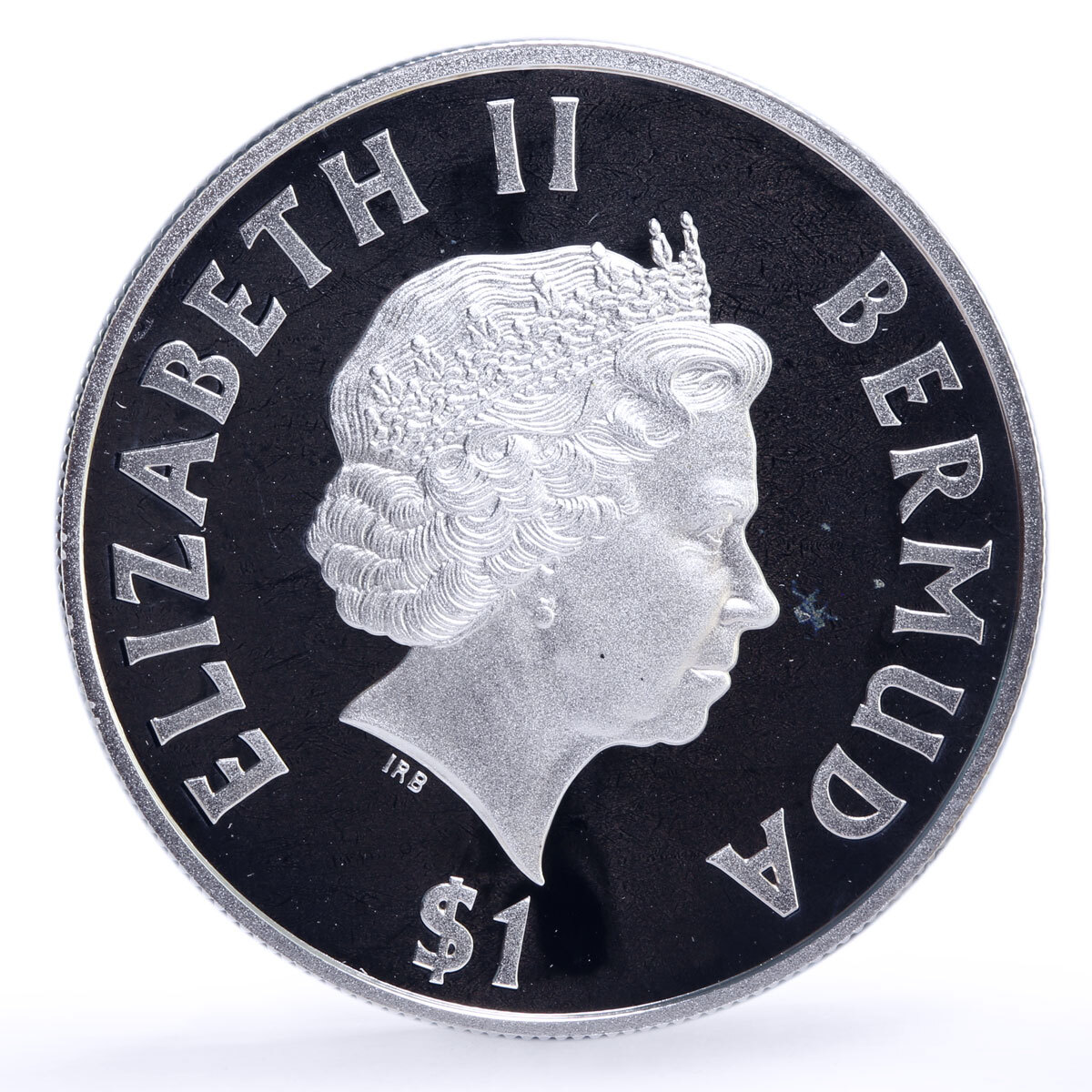 Bermuda 1 dollar Seafaring Ship Clipper Tall Ships proof silver