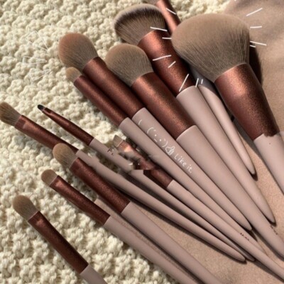 13 tlg/Set Schminkpinsel Set Lidschatten Foundation Damen
