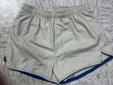 Vintage Men  s Swim Trunks Gray - 32 - Elastic Waist