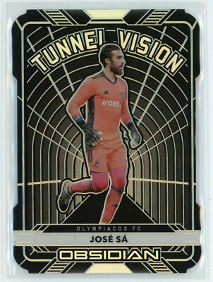  2020-21 Obsidian Soccer Tunnel Vision Jose Sa /99 Olympiacos Portugal