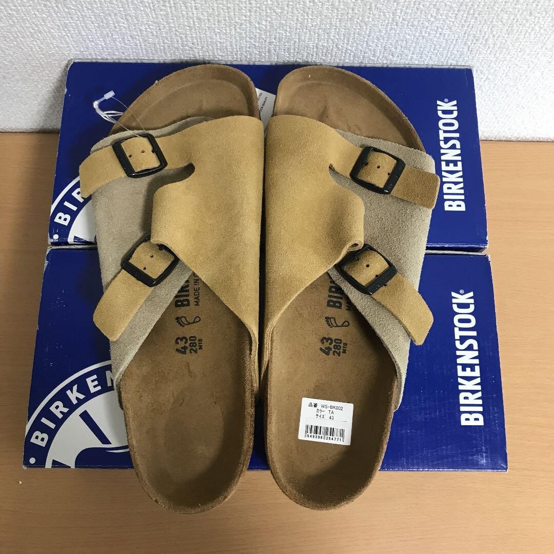 BIRKENSTOCK ZURICH BS Sandals Taupe Sand Regular Size 43 US BIRKENSTOCK ZURICH BS Sandals Taupe Sand Regular Size 43 US
