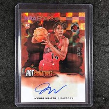 2024-25 Hoops JA'KOBE WALTER Hot Signatures Rookie Auto Red 12/25