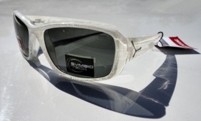 Cebe S Kiss Sunglass White Frame Grey Polarized SymbioTech Lens CBSKISS5 NEW