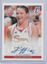 2011 WNBA Rittenhouse on card auto KELSEY GRIFFIN CONNECTICUT SUN ROOKIE