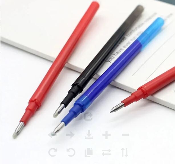 Pilot Frixion Pen Erasable Gel Pen Set 0.5mm Blue/black/red Replaceable Refill
