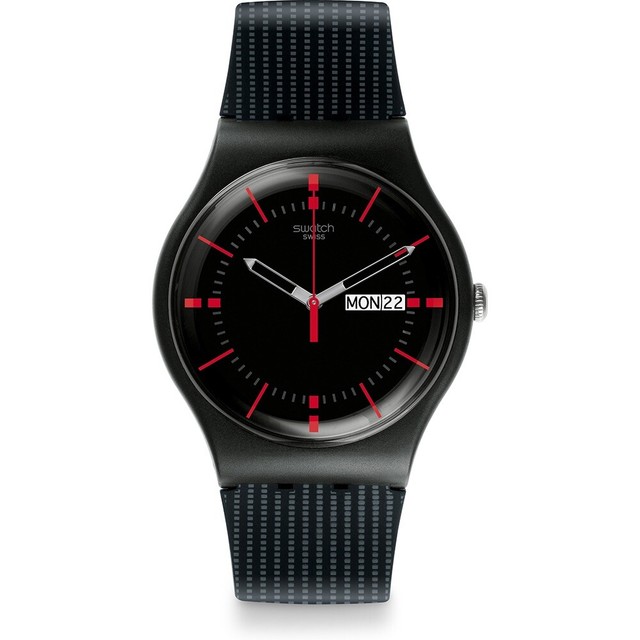 Swatch Orologio da Uomo Gasparetti Suob714 Analogico Silicone Nero |  Acquisti Online su eBay