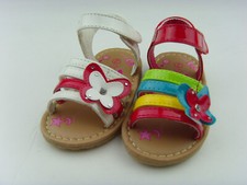 Infant Toddler Baby Girl's Rhinestones With Bow Gladiator Sandal Shoes size:2--9