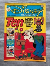 1986 DISNEY UK Magazine #66 VG+ 4.5 Donald Duck / Goofy / Bandai Robots