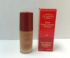 Clarins True Radiance Foundation Light Reflecting CHESTNUT 13 LOT L NEW IN BOX