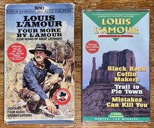 Louis L'Amour Series Four More by L'Amour 4 Hrs 2 More Audio Cassettes 2 Hrs