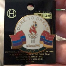 Atlanta 1996 Olympics Day 1 Pin Dare to Dream