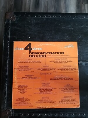 phase 4 stereo lp vinyl, Demonstration Record, London Records SPD-20